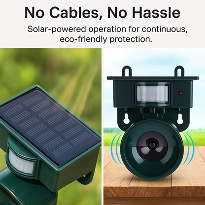 Automatic Bird Repellent Device with Loud Sound Scare