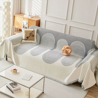 Plush Chenille Couch Slipcover