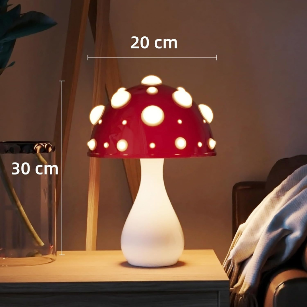 Bright Mushroom Shaped Desk Lamp