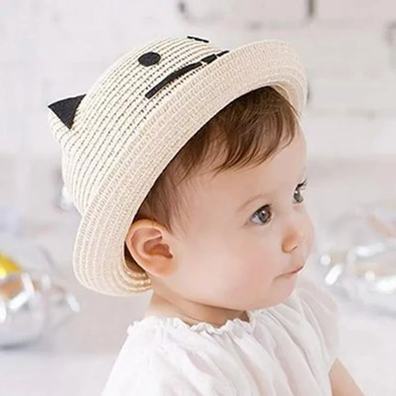 Adorable Kitty Ears Summer Hat