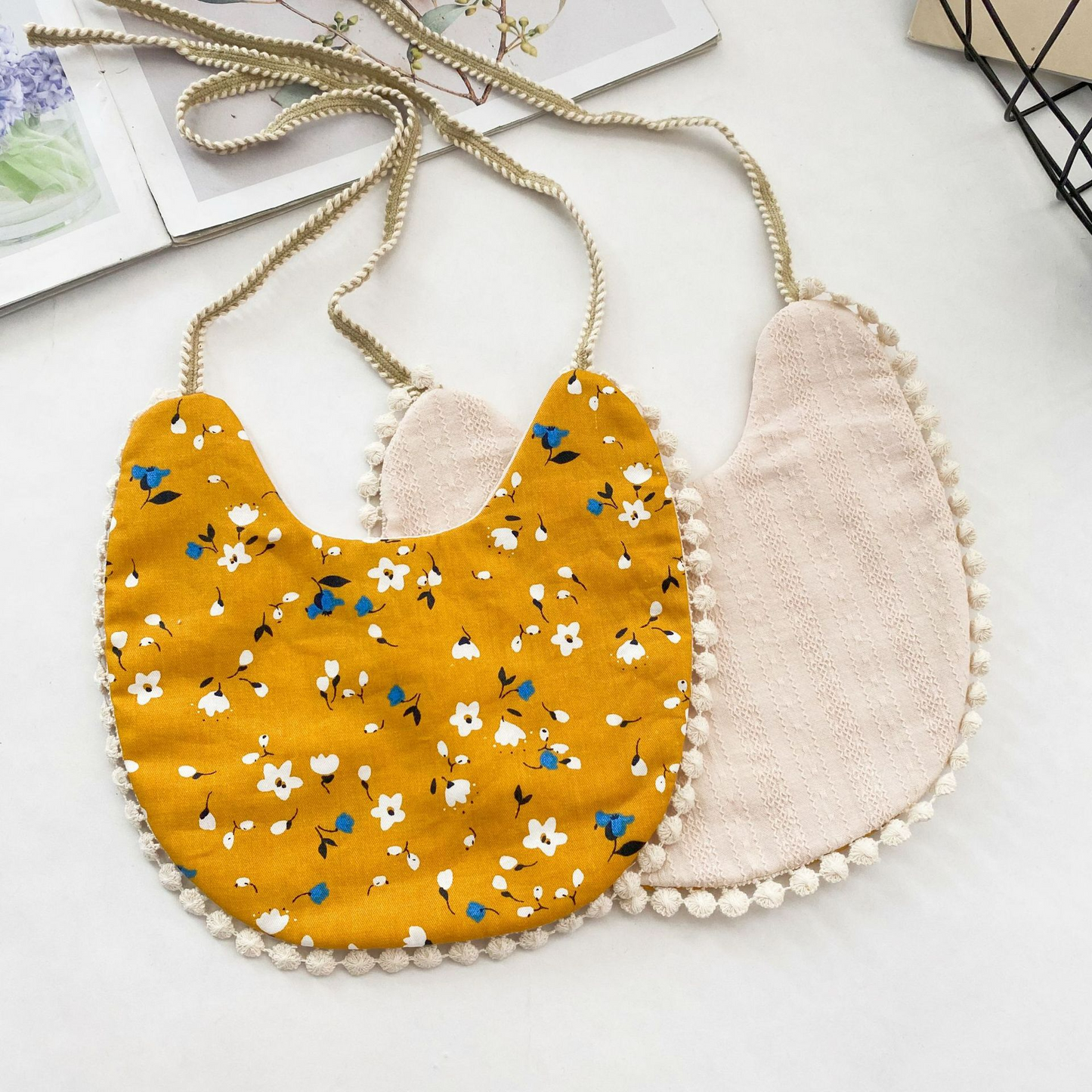 Comfortable Muslin Double Sided Baby Bib