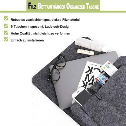 Stylish Felt Hanging Storage Bag for Home Office