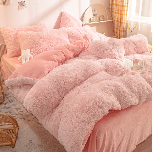 Soft Pale Pink Comforter Cover