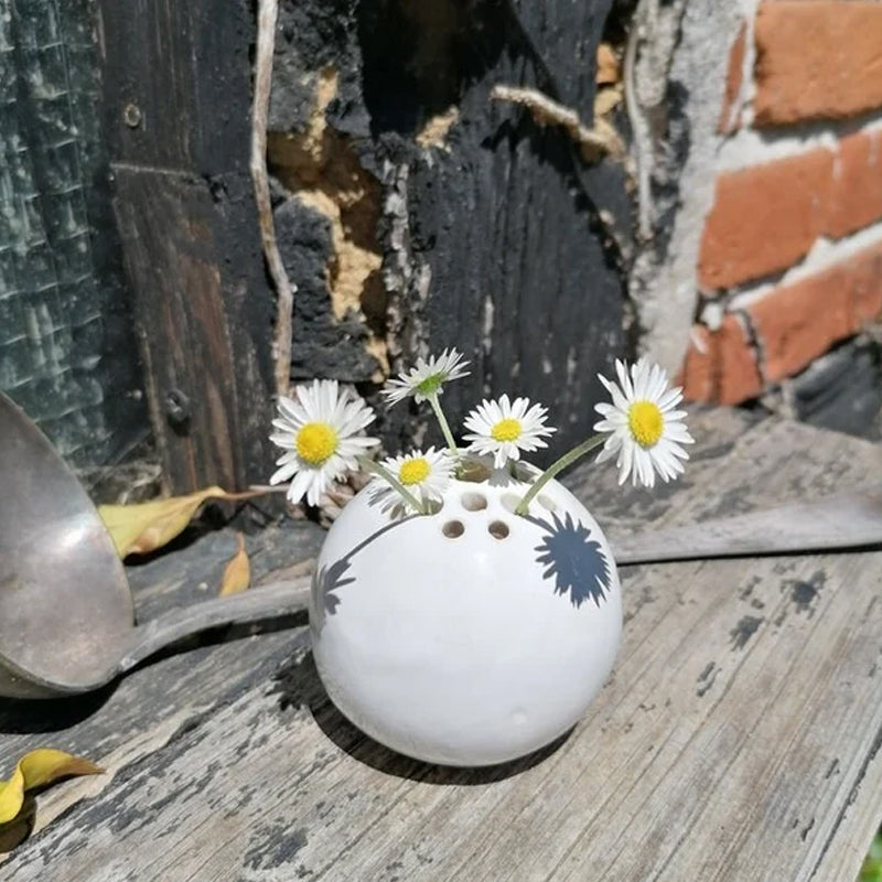 Unique Handmade Perforated Vase Table Decor