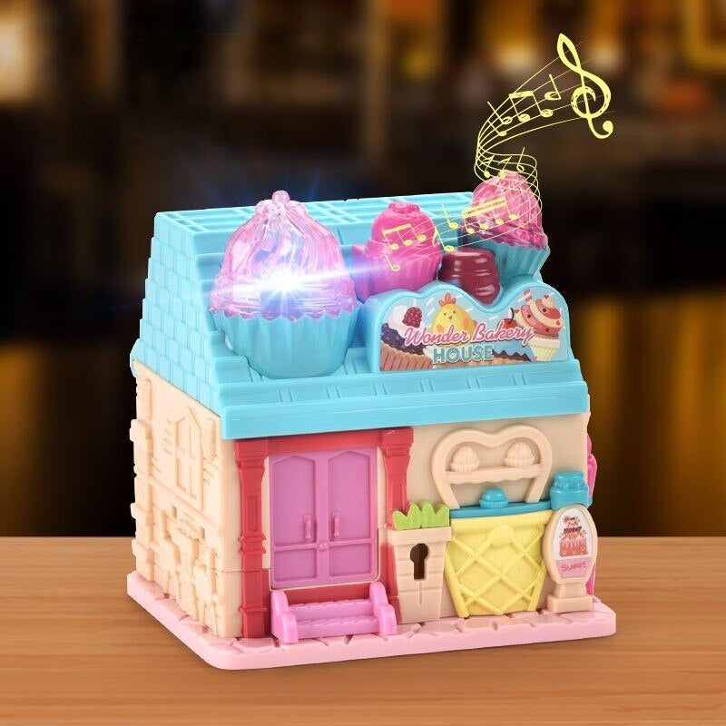 Small Adorable Doll House with Play Areas