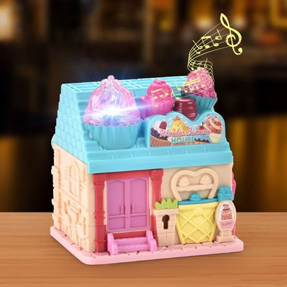 Small Adorable Doll House with Play Areas