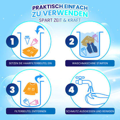 Premium Laundry Hair Catcher Mesh Bag