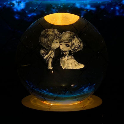 Shining Crystal Orb Decoration