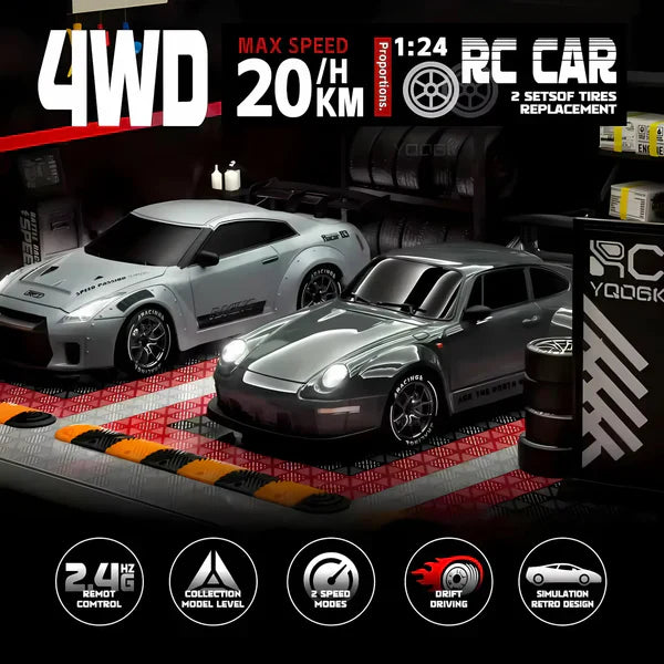 Fast Remote Control 4WD Truck with LED Lights