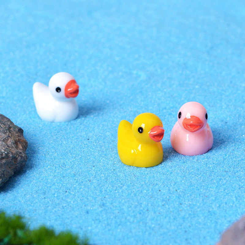 Cute Miniature Rubber Duck Decoration