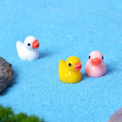 Cute Miniature Rubber Duck Decoration