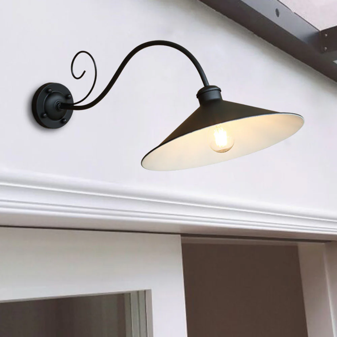 Vintage Exterior Lantern Wall Light