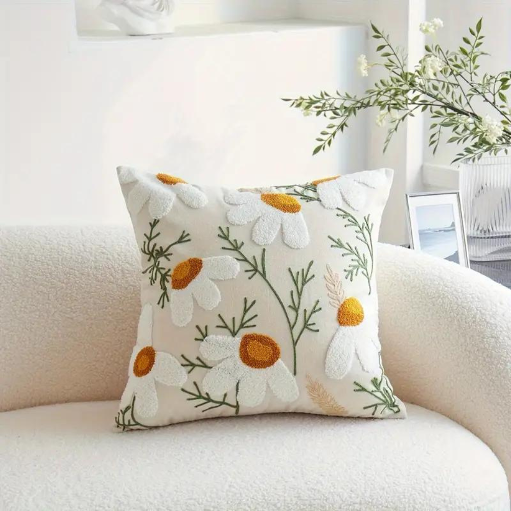 Beautiful Floral Pillow Cover