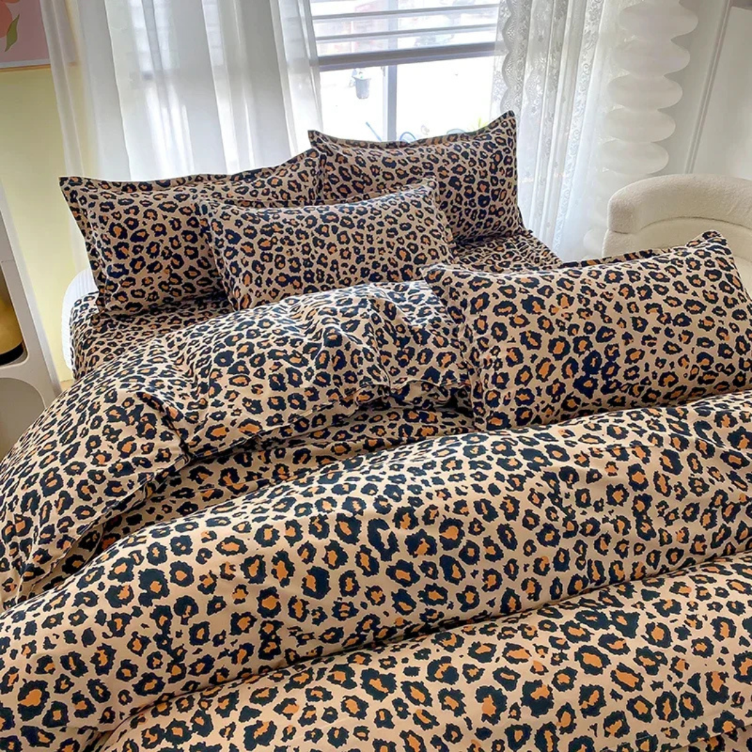 Luxury Animal Print Duvet Cover