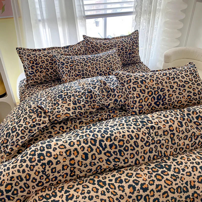 Luxury Animal Print Duvet Cover