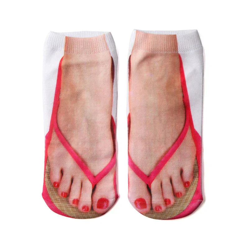 Colorful Patterned Casual Socks