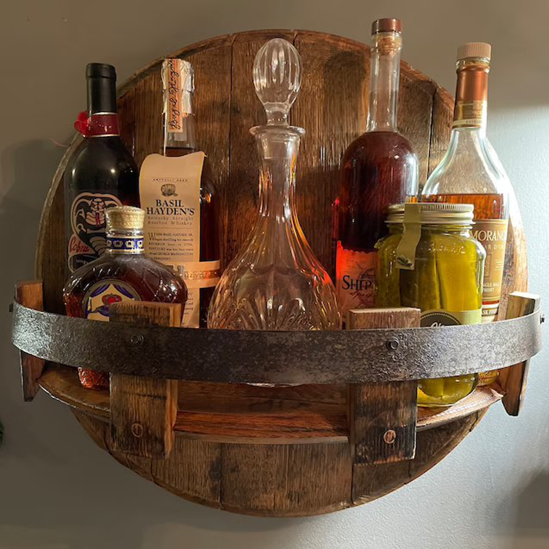 Premium Wooden Whiskey Decanter