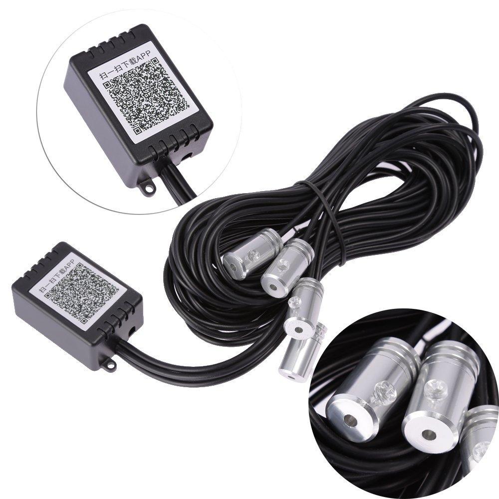 Bright 5-in-1 LED Car Interior Light Kit