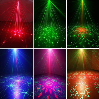 Compact USB Rechargeable Party Laser Lamp
