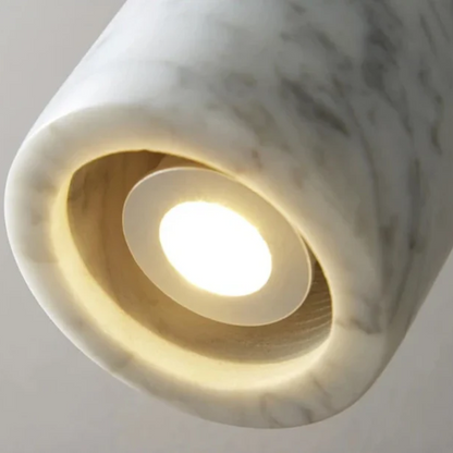 Elegant Stone Pendant LED Lamp