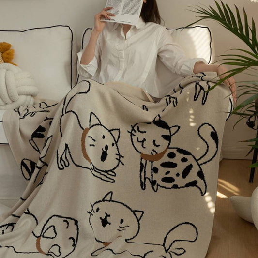 Cozy Soft Cotton Throw Blanket - Luxicro