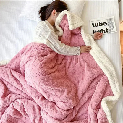 Soft Warm Fleece Blanket for Bed and Sofa - Luxicro