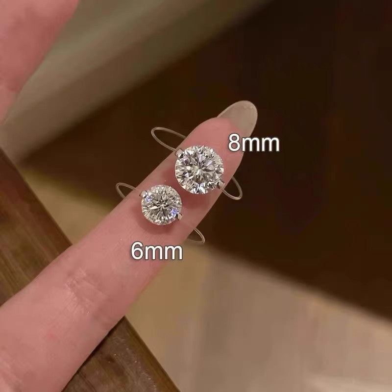 Affordable 1-2 Carat Moissanite Engagement Ring