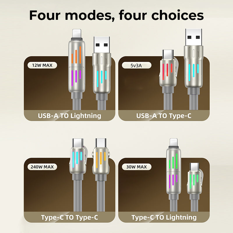 Fast 4-in-1 USB C Charging Cable