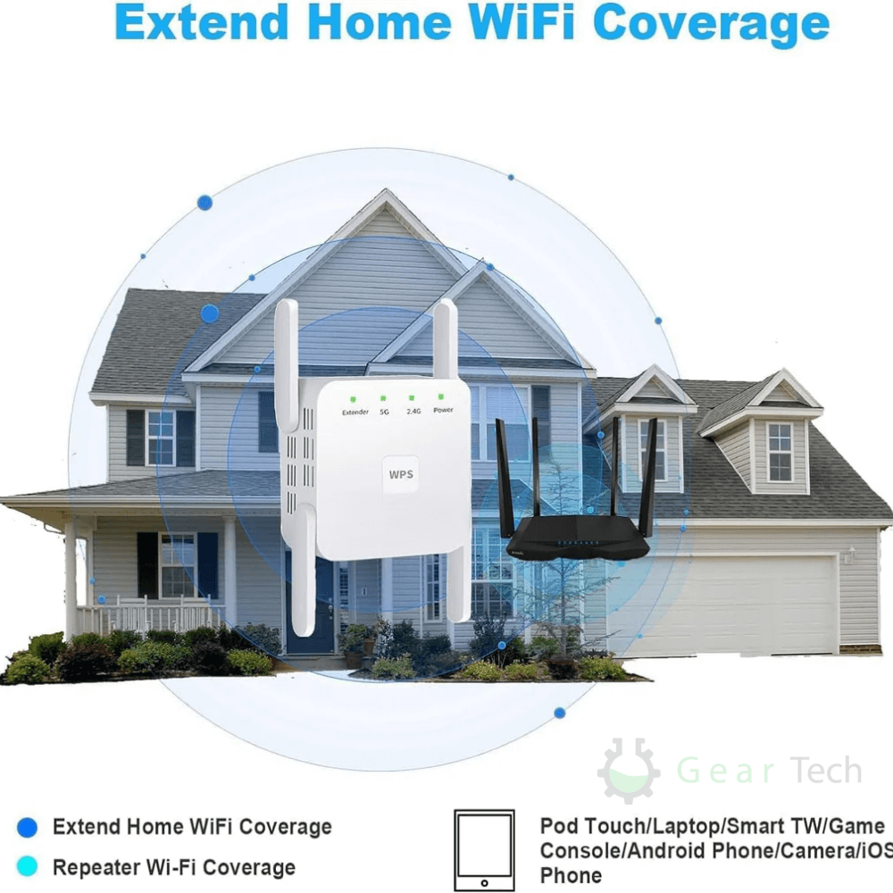 Fast 5G WiFi Signal Amplifier for Better Internet Range