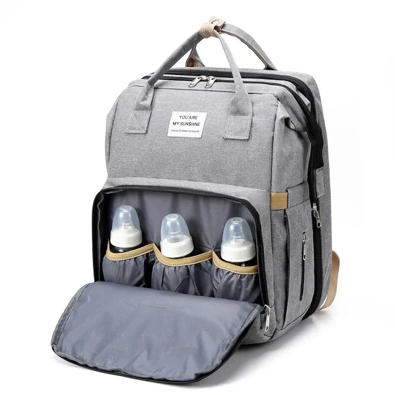 Practical Baby Sling Backpack with Integrated Bassinet