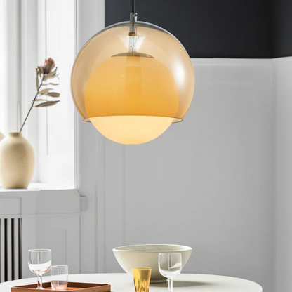 Classic Pendant Glass Lamp