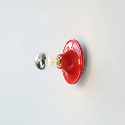 Rustic Metal Pendant Wall Light