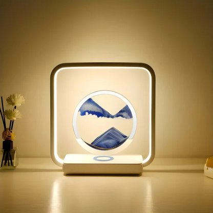 Vibrant 3D LED Desk Lamp with Kinetic Sand Effect