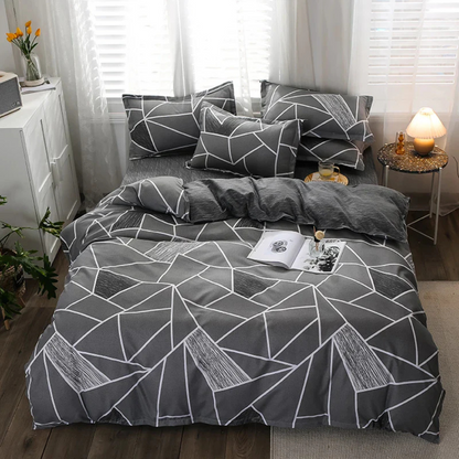 Luxury Plush Bed Duvet Cover Set