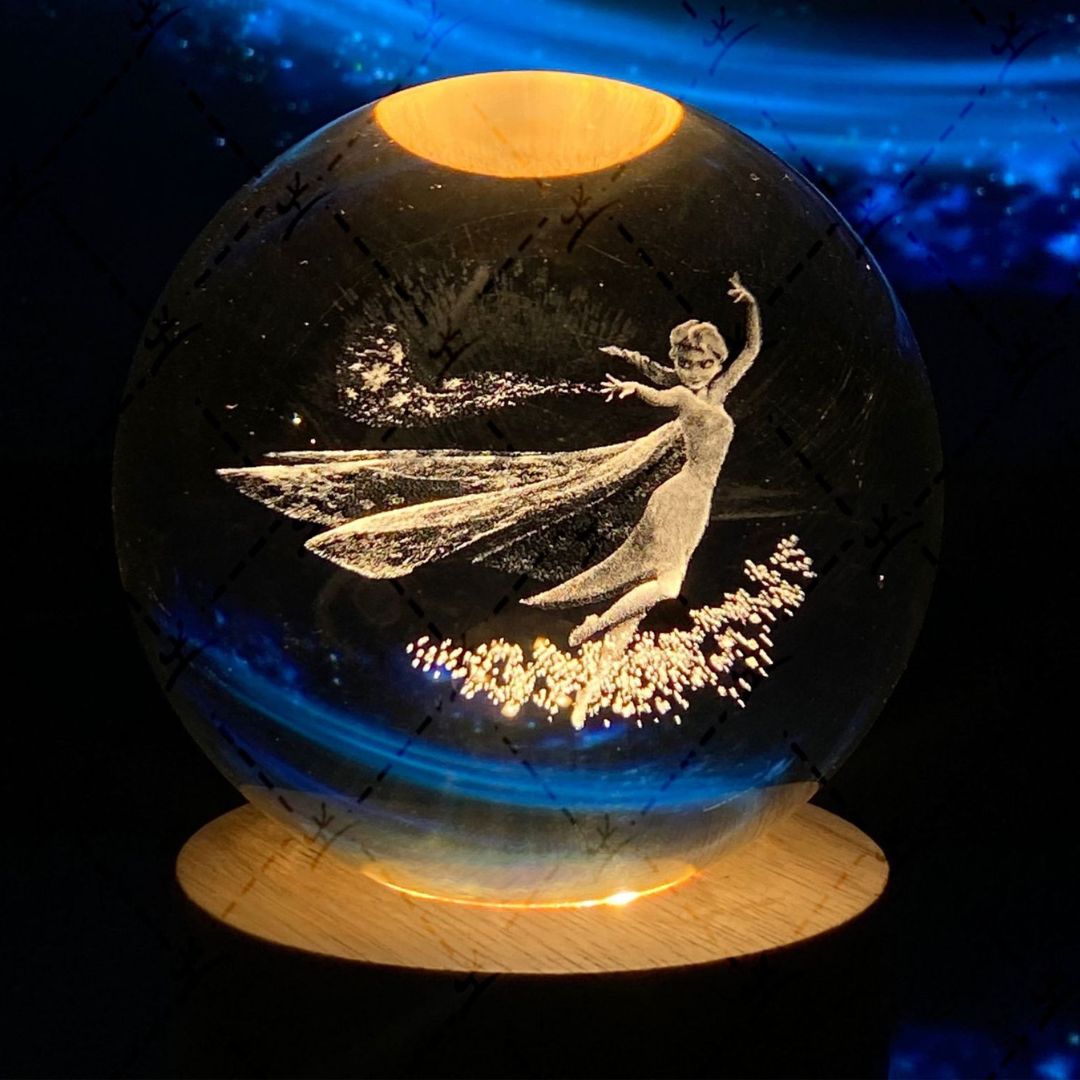 Shining Crystal Orb Decoration