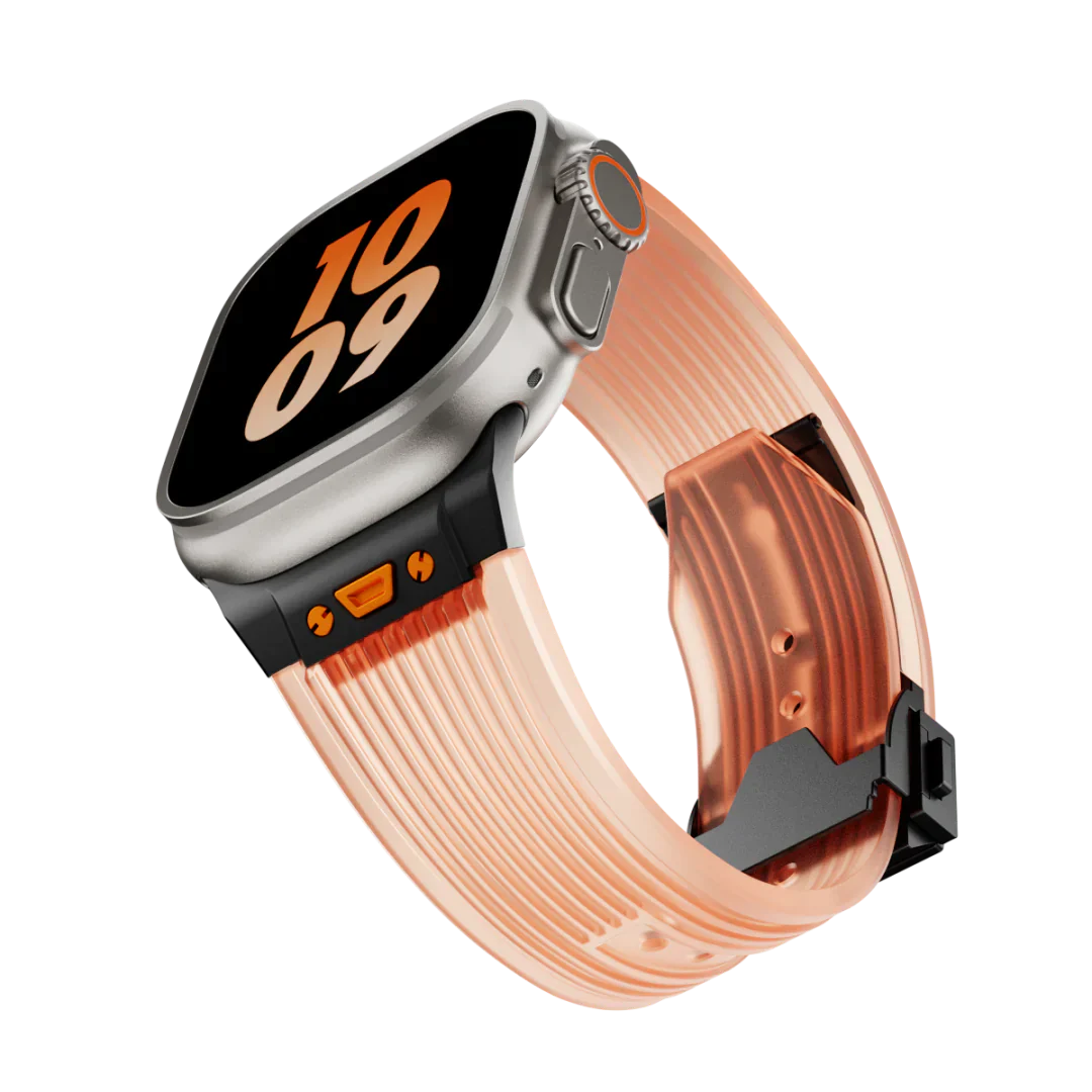 Clear Flexible Apple Watch Strap