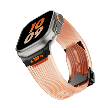 Clear Flexible Apple Watch Strap
