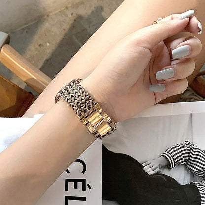 Oceanic Silver Metal Watch Strap