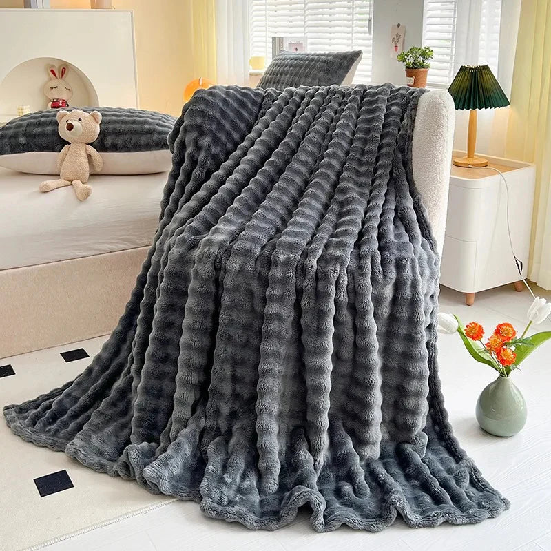 Ultra Soft Cozy Fleece Throw Blanket