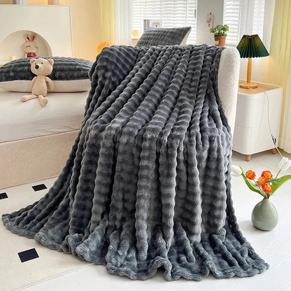 Ultra Soft Cozy Fleece Throw Blanket