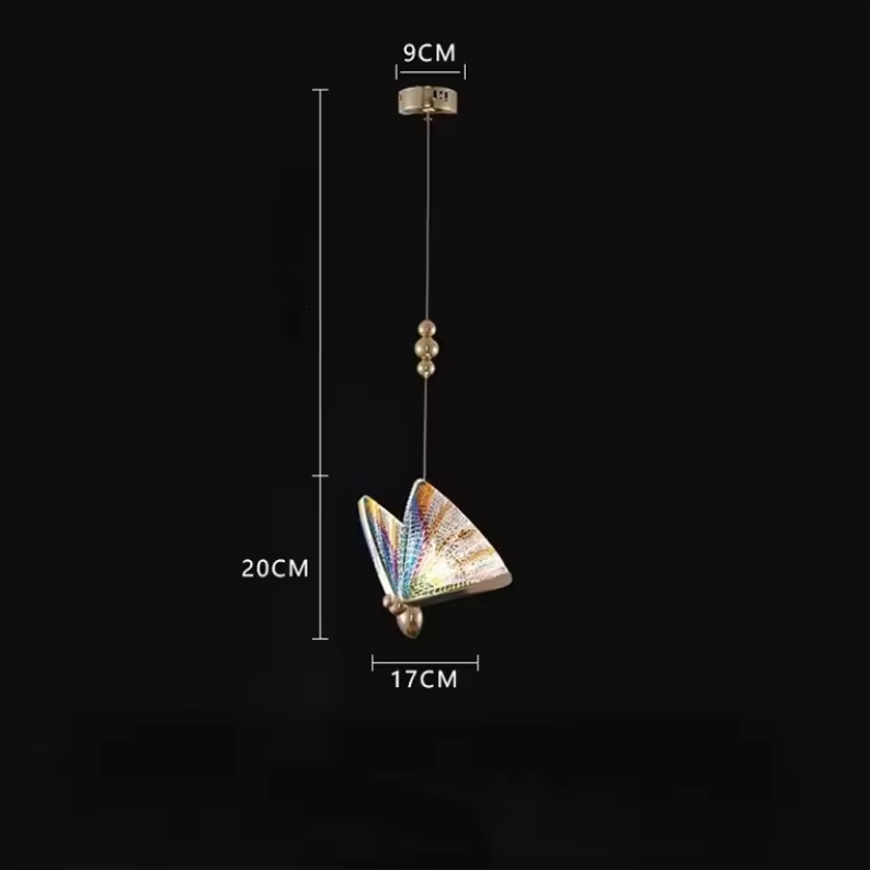 Decorative LED Hanging Light with Floral Design