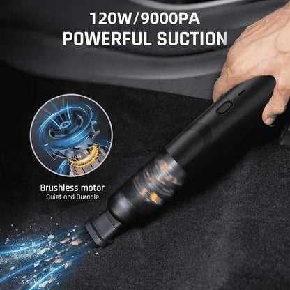 Compact Car Vacuum Cleaner Cordless Lightweight Design