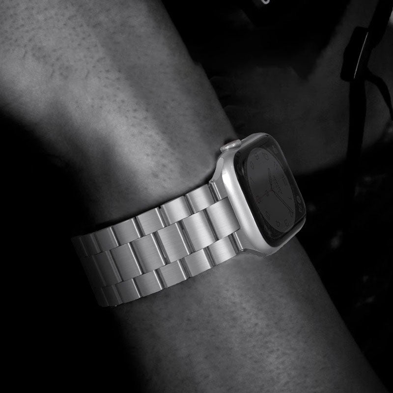 Silver Tone Durable Men's Wristband
