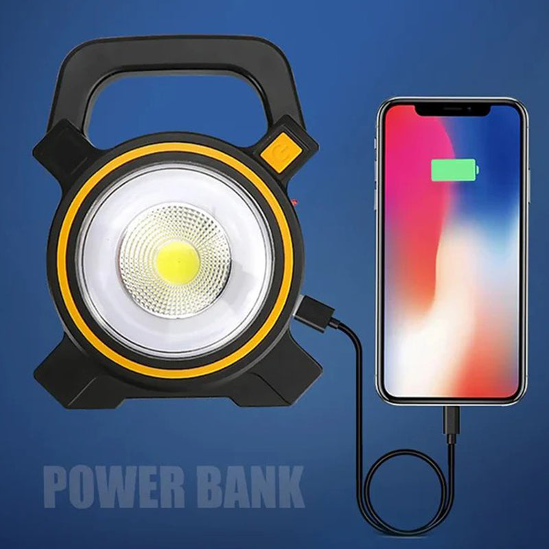 Compact Rechargeable Solar Flashlight