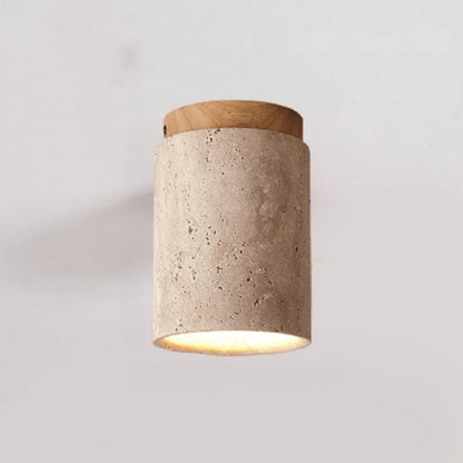 Beautiful Stone Pendant Light with Warm Glow