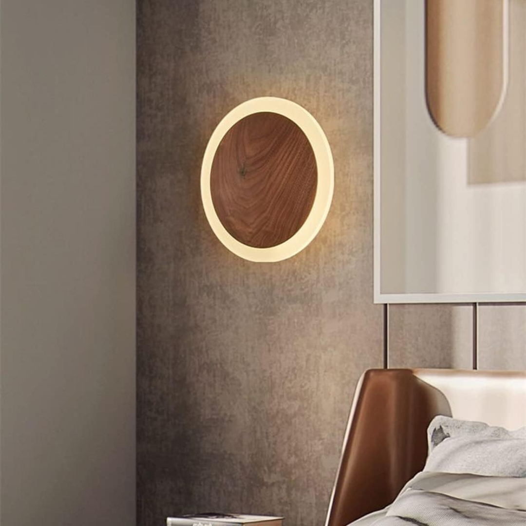 Rustic Wooden LED Ceiling Light Fixture