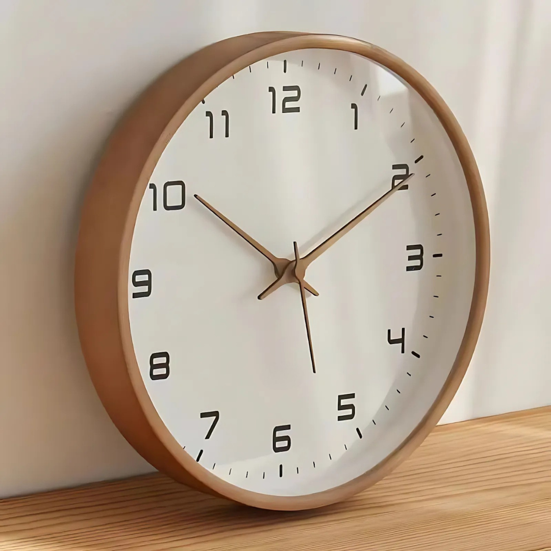Rustic Wooden Decorative Wall Clock - Luxicro