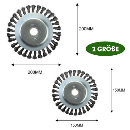 Heavy Duty Round Wire Weed Brush