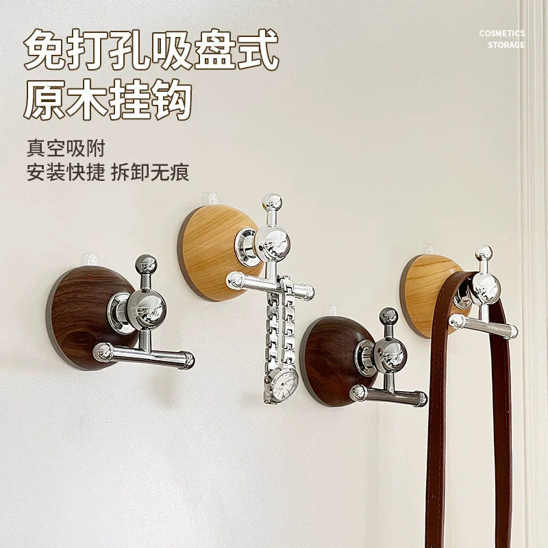 Easy Hang No Drill Suction Cup Hook for Bathroom Kitchen
