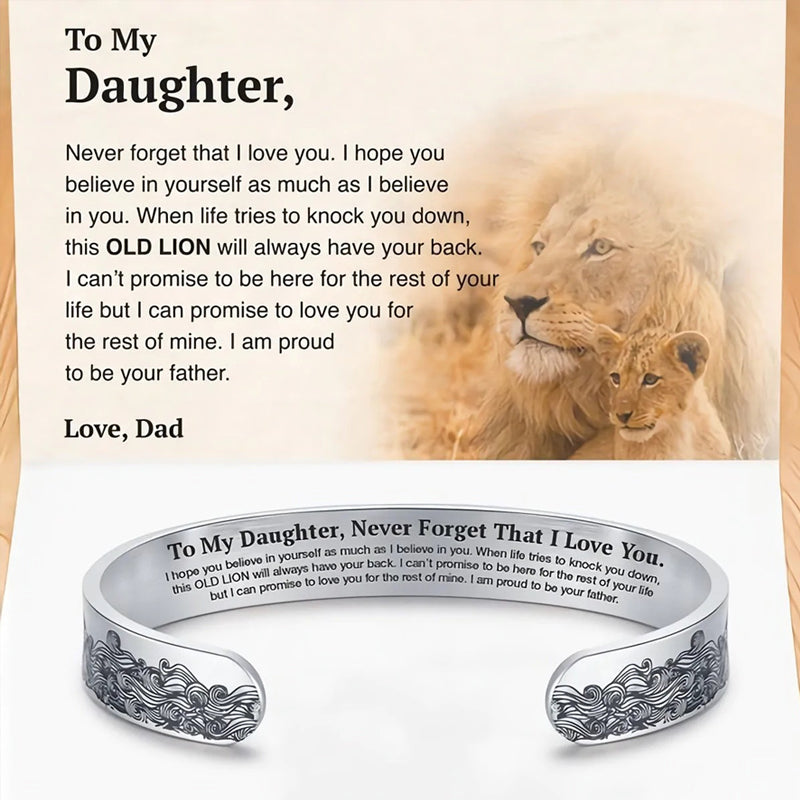 Lovely Father Daughter Sentimental Charm Bracelet - Luxicro